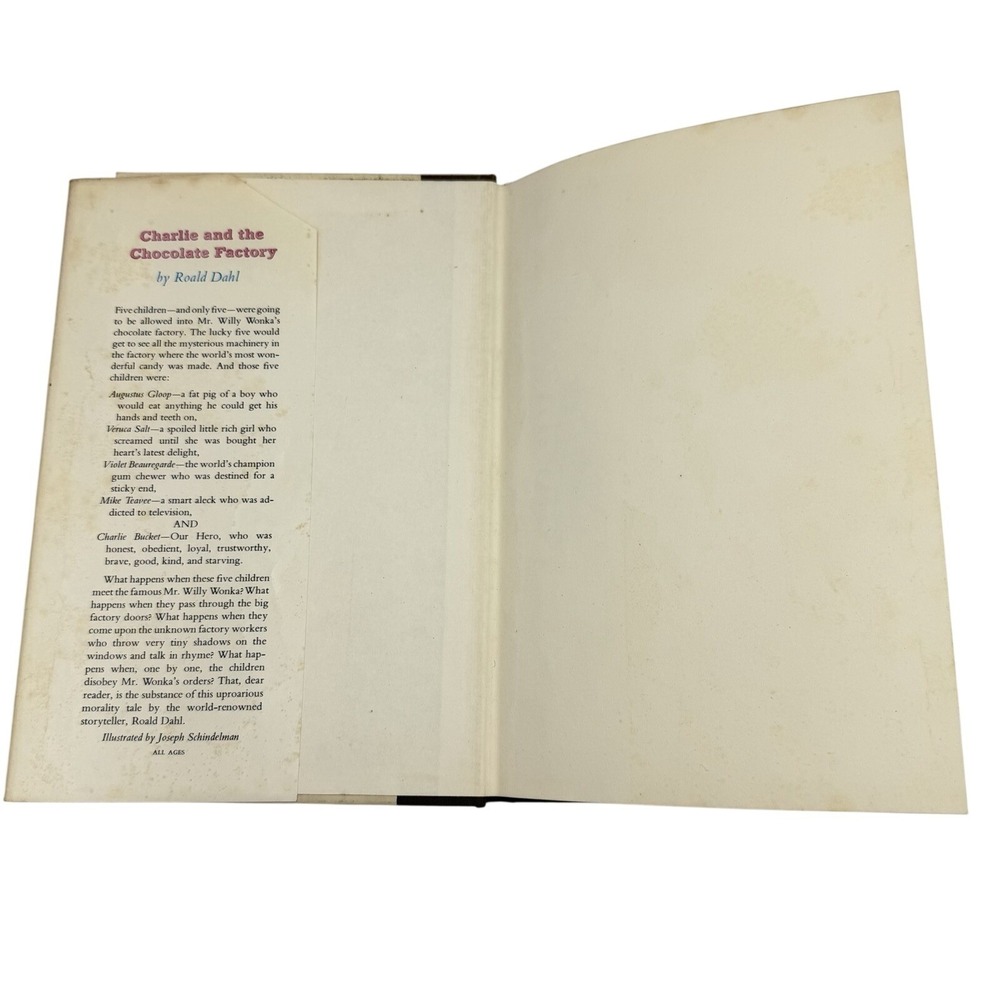 Charlie and The Chocolate Factory-Revised Edition 1973 Roald Dahl-VG-Willy Wonka - Picture 3 of 16